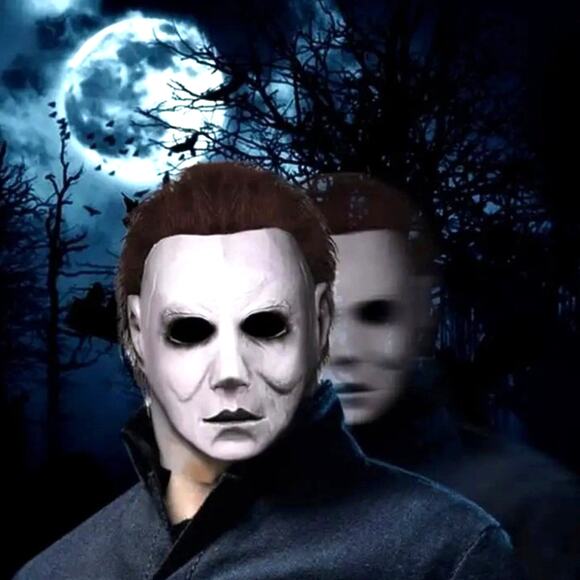 Michael Myers Mask 1978 Halloween Movie Adult Rubber Zombie Cosplay Spooky NEW!!